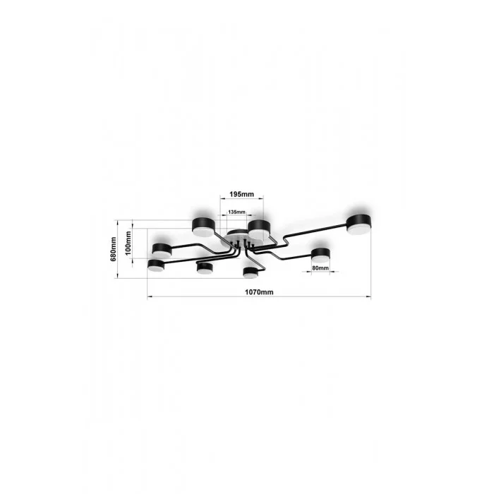 Люстра Light 80308-cl546-pla000-cp000 Люстра Light 80308-cl546-pla000-cp000