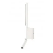 Бра, настінний світильник Azzardo AZ5966 Olimpia LED 2x5W+3W 3000K 400Lm+240Lm IP20 білий