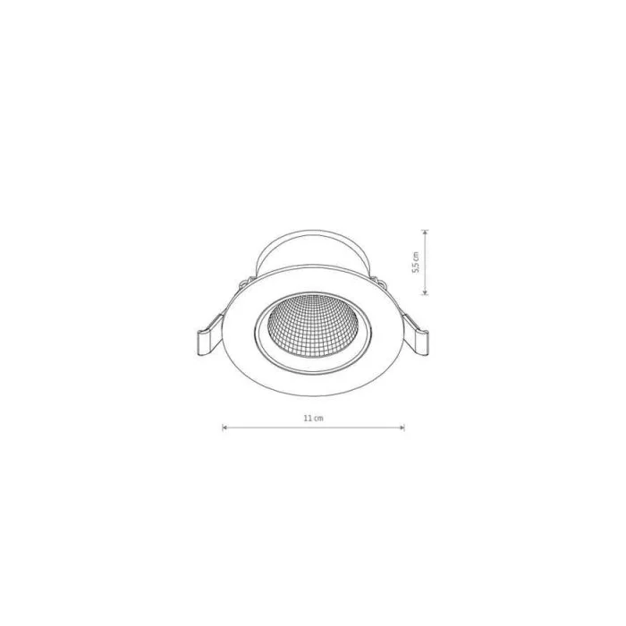 Точковий світильник Nowodvorski 10554 Egina LED 1x10W 4000K 700Lm IP20 чорний
