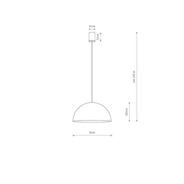 Nowodvorski 10694 Hemisphere Super S GX53 1x8W IP20 Bl