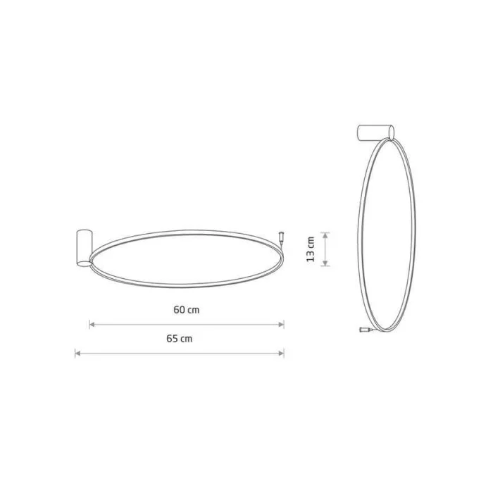 Підвісний світильник Nowodvorski 10815 CIRCOLO LED LED 1x21W 3000K 660Lm IP20 Bl