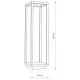 Уличный светильник Nowodvorski 8180 Symmetry LED 1x7W 3000K 380Lm IP54 графитовый
