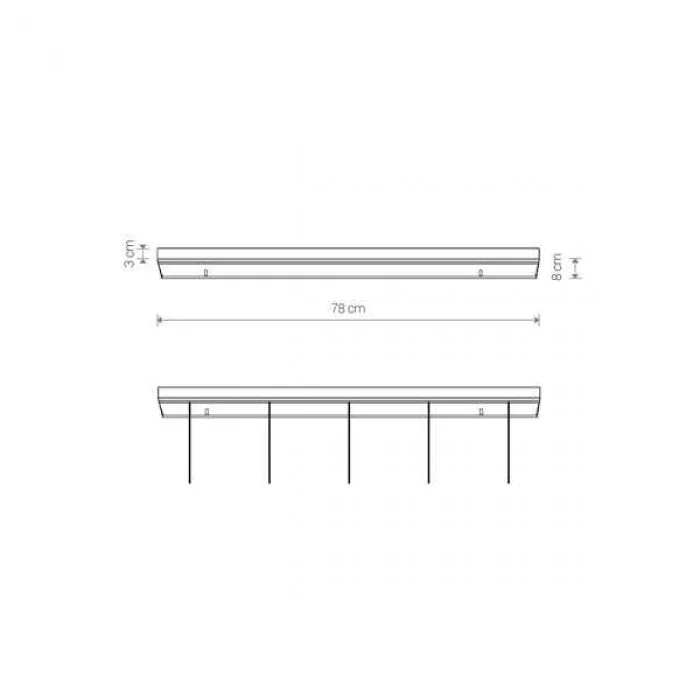 Плафон Nowodvorski 8562 Cameleon Canopy B 780 Плафон Nowodvorski 8562 Cameleon Canopy B 780