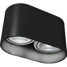 Точковий світильник Nowodvorski 9240 Oval GU10 2x15W IP20 чорний