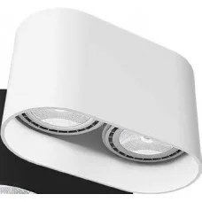 Точковий світильник Nowodvorski 9241 Oval GU10 2x15W IP20 білий