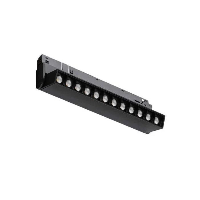 Магнитный трековый светильник Nowodvorski 10145 LVM Focus Out LED 1x9W 3000K 800Lm IP20 черный