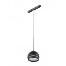 Магнитный трековый светильник Nowodvorski 10155 LVM Slot LED 1x8W 3000K 370Lm IP20 черный
