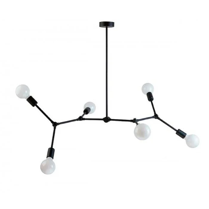 Люстра Nowodvorski 9138 Twig E27 6x25W IP20 черная
