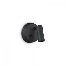 Бра, настінний світильник Ideal Lux 142579 Page LED 1x3W 3000K 240Lm IP20 чорний