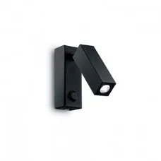 Бра, настінний світильник Ideal Lux 142241 Page LED 1x3W 3000K 240Lm IP20 чорний