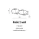 Бра Azzardo AZ0491 Rubic (1798-2w) Бра Azzardo AZ0491 Rubic (1798-2w)