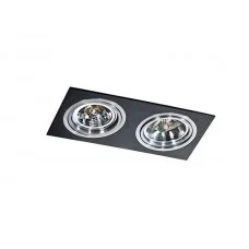 Точечный светильник Azzardo AZ0772 Siro GU10 2x40W IP20 черный