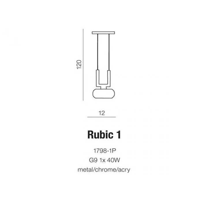 Підвіс Azzardo AZ0490 Rubic (1798-1p) Підвіс Azzardo AZ0490 Rubic (1798-1p)