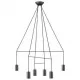 Люстра Nowodvorski 9677 Imbria GU10 6x10W IP20 чорна Люстра Nowodvorski 9677 Imbria GU10 6x10W IP20 чорна