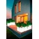 Уличный светильник Nowodvorski 9711 Flowerpot S E27 1x25W IP44 белый