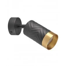 Светильник поворотный, спот Goldlux 323538 Arras GU10 1x10W IP20 черный