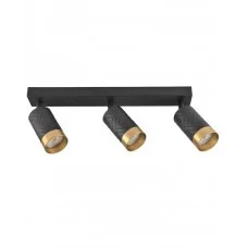 Светильник поворотный, спот Goldlux 323552 Arras GU10 3x10W IP20 черный