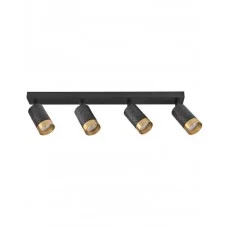 Светильник поворотный, спот Goldlux 323569 Arras GU10 4x10W IP20 черный