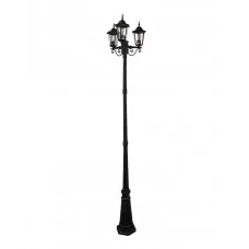 Уличный светильник Goldlux 313423 Liguria E27 3x20W IP43 черный