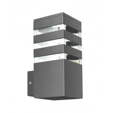 Уличный светильник Goldlux 316165 Teksas E27 1x12W IP44 графитовый