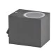 Вуличний світильник Goldlux 313331 Boston GU10 1x10W IP44 графітовий