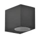 Вуличний світильник Goldlux 313331 Boston GU10 1x10W IP44 графітовий