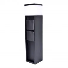 Светильник уличный столбик низкий с двумя розетками Lutec MAINS 7202201012 Architectural