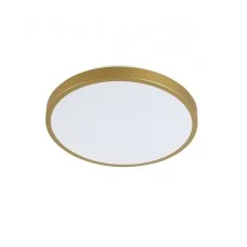 Светильник потолочный Goldlux 318008 Kern LED 1x24W 4000K 2500Lm IP20 золотой