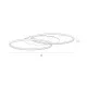 Люстра Italux PLF-93439-24W-WO Poraso Led 2x24W 3000K 920Lm IP20