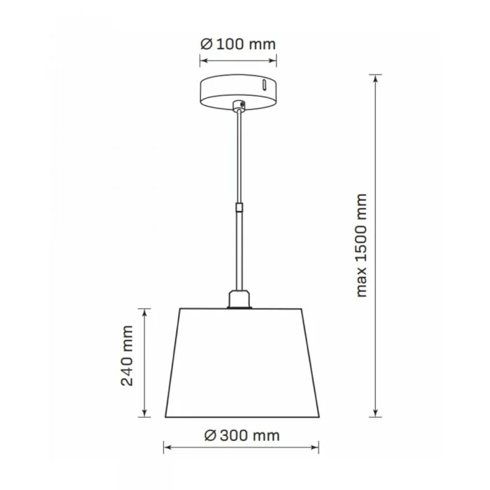 Підвісний світильник, люстра Goldlux 325471 Elena E27 1x20W IP20 білий Підвісний світильник, люстра Goldlux 325471 Elena E27 1x20W IP20 білий