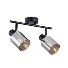 Спот Italux SPL-65342-2-BK-SG Santia E14 2x40W Спот Italux SPL-65342-2-BK-SG Santia E14 2x40W
