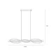 Підвісний світильник Italux PND-55362-40W-WO Natano Led 3x38W 3000K 1600Lm IP20 Bl