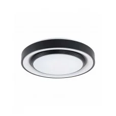 Люстра с пультом светодиодная, потолочный светильник Goldlux 326690 Zygmunt LED 1x48W 3000K/4000K/6000K 5300Lm IP44 черная