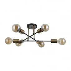 Зеркало Italux PND-4052-6-BL-HBR Formio E27 6x40W IP20