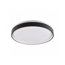 Люстра с пультом светодиодная, потолочный светильник Goldlux 326669 Jadwiga LED 1x48W 3000K/4000K/6000K 5300Lm IP44 черная