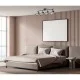 Спот Italux SPL-65342-4-BK-SG Santia E14 4x40W