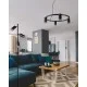 Люстра Goldlux 326195 Paris GU10 4x12W IP20 чорна
