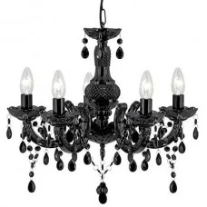 Люстра Searchlight 1455-5BK Marie Therese