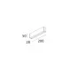 Точечный светильник Skarlat RSLC78074-4 4x1.5W WH+BK 4000K Canto