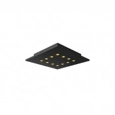 Подвесной светильник Skarlat RSLC78063 12x1.5W BK+GD 3000K Quarte
