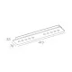 Подвесной светильник Skarlat RSLC78065 10x1.5W BK+GD 3000K Quarte