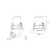 Точковий світильник Skarlat RSL74078 7W WH+BK 3000K Tini