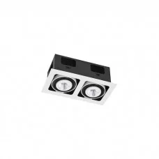 Точковий світильник Skarlat RGL7115-2 2x12W WH+BK 3000K Suil