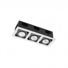 Точковий світильник Skarlat RGL7115-3 3x12W WH+BK 3000K Suil