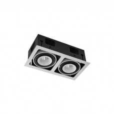 Точковий світильник Skarlat RGL7116-2 2x18W WH+BK 3000K Suil