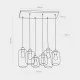 Люстра TK Lighting 1027 Marco E27 6x15W IP20 чорна Люстра TK Lighting 1027 Marco E27 6x15W IP20 чорна