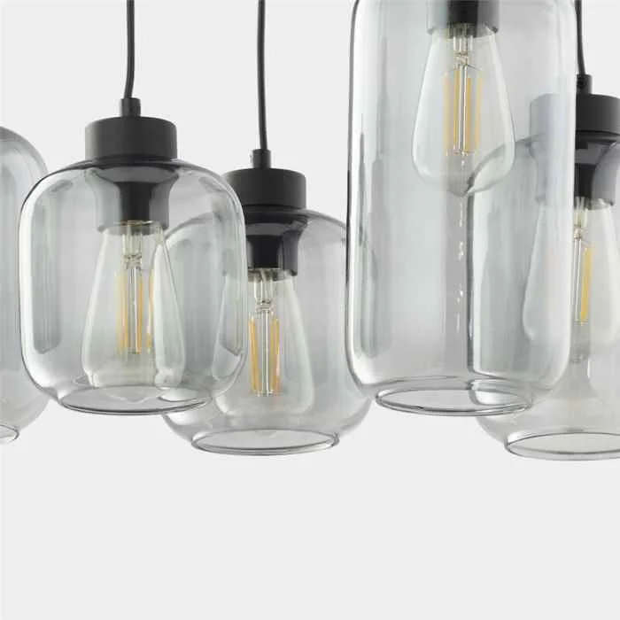 Люстра TK Lighting 1027 Marco E27 6x15W IP20 чорна Люстра TK Lighting 1027 Marco E27 6x15W IP20 чорна