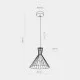 Підвісний світильник TK Lighting 3350 Sahara