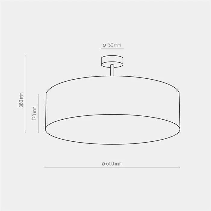 Люстра TK Lighting 4239 Rondo E27 4x15W IP20 графітова Люстра TK Lighting 4239 Rondo E27 4x15W IP20 графітова