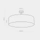 Люстра TK Lighting 4239 Rondo E27 4x15W IP20 графітова Люстра TK Lighting 4239 Rondo E27 4x15W IP20 графітова